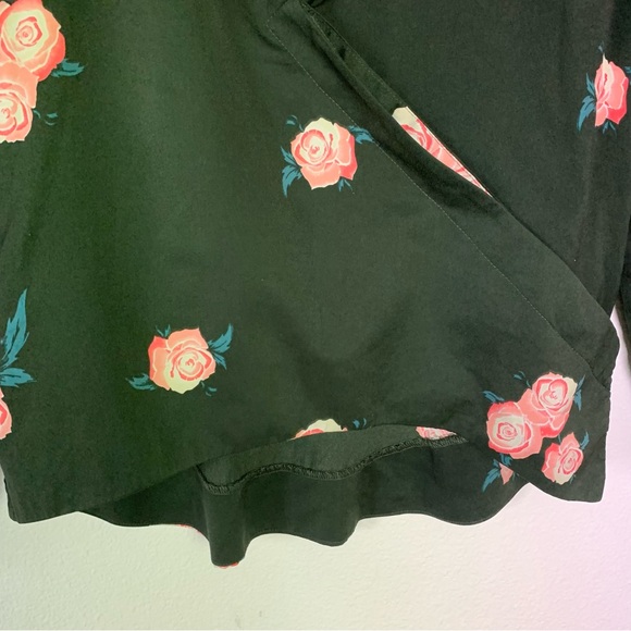 One Teaspoon Floral Wrap Blouse - Picture 12 of 14